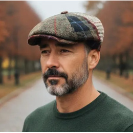 Irish Patchwork Cap Faustin Wool - Fléchet