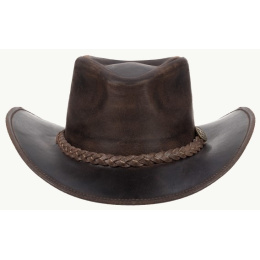 Australian Hat Fitzroy Brown Leather - SCIPPIS - Traclet