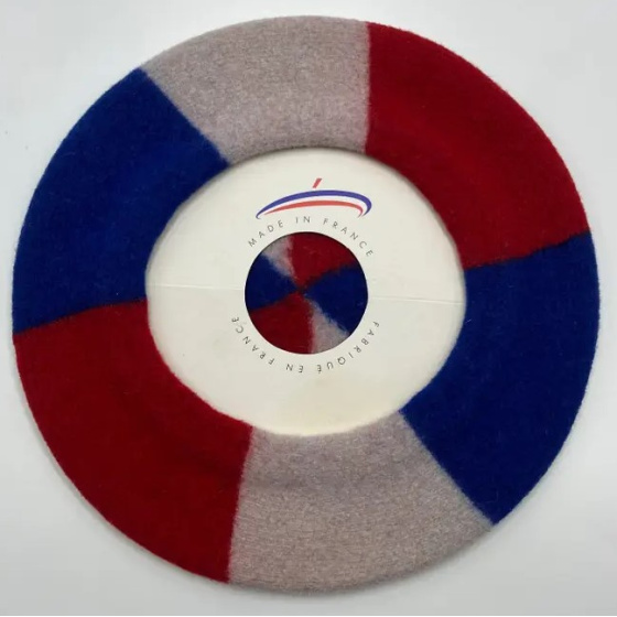 Béret Trio Victoire Brodé Coq Français - Le Béret Français