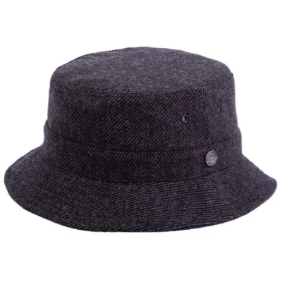 Waterproof Soho Sympatex Wool Anthracite Bucket Hat - MTM Reference: 22816 | Chapellerie Traclet