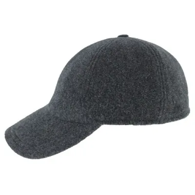 Sympatex Pheasant Anthracite Baseball Cap Reference: 22817| Chapellerie Traclet