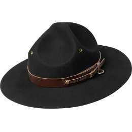 Scout Montana Wool Felt Hat Black - Bailey
