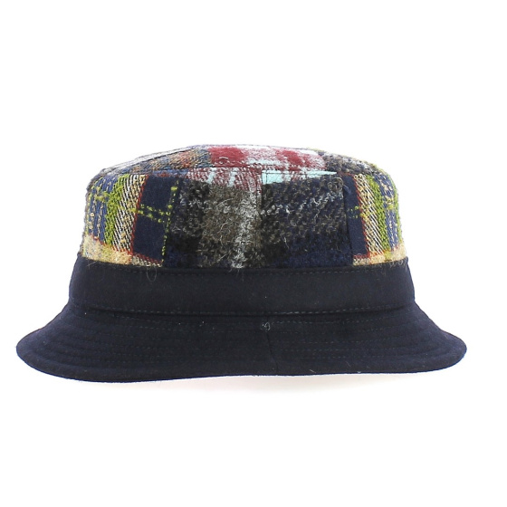 Crotone Patchwork Wool Bucket Hat - Traclet