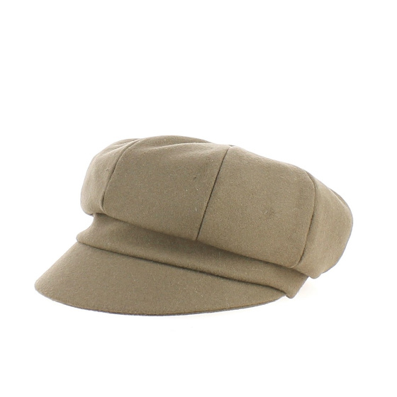 Casquette Gavroche Esma Laine Taupe - Traclet