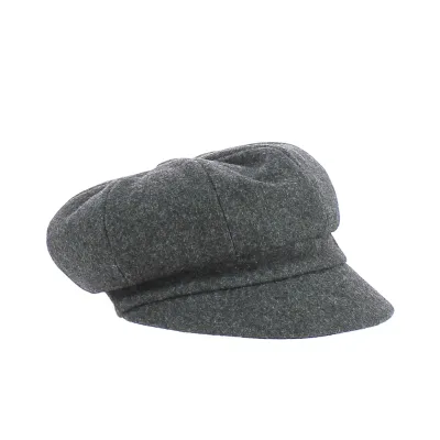 Esma Sympatex Anthracite Wool Newsboy Cap - Traclet Esma Sympatex Anthracite Newsboy Cap - Traclet | Waterproof Wool