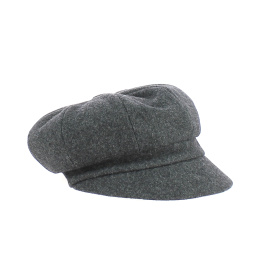 Casquette Gavroche Esma Sympatex Laine Anthracite - Traclet