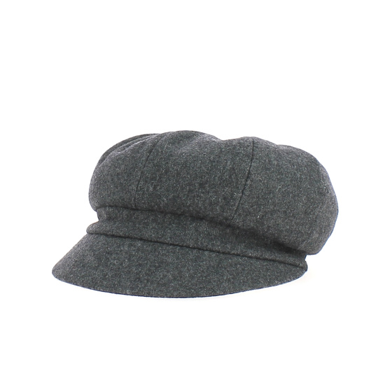 Casquette Gavroche Esma Sympatex Laine Anthracite - Traclet