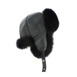 Verona Leather & Fox Chapka / Hat - Traclet