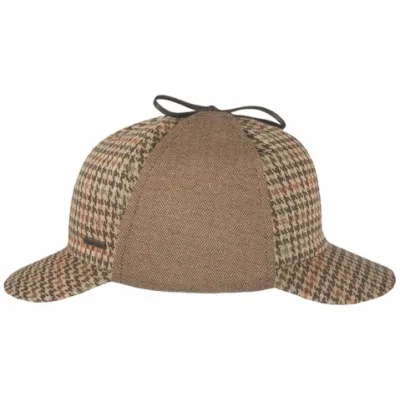 Casquette Sherlock Holmes Deerstalker - Hatland | Style British Authentiqu  Reference : 22832 | Chapellerie Traclet