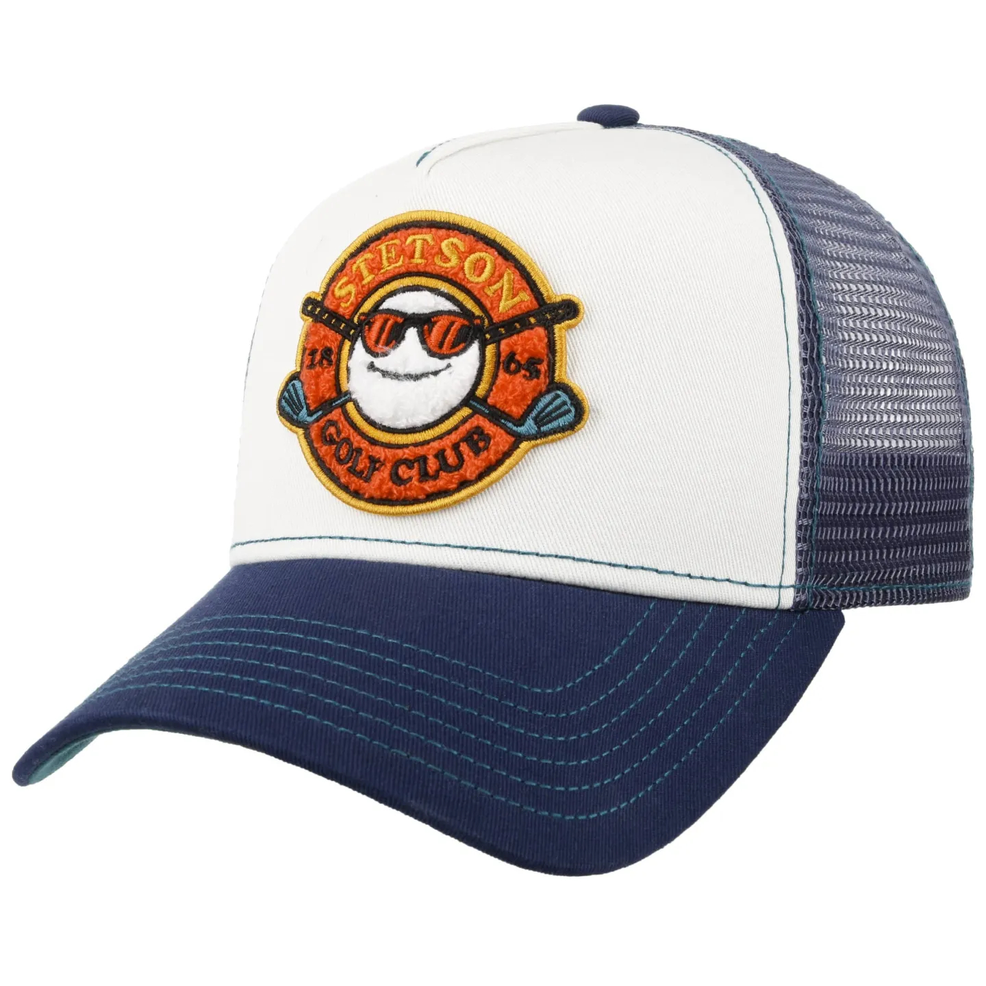Trucker Golf Club Cotton Cap - Stetson Reference: 22848 | Chapellerie Traclet