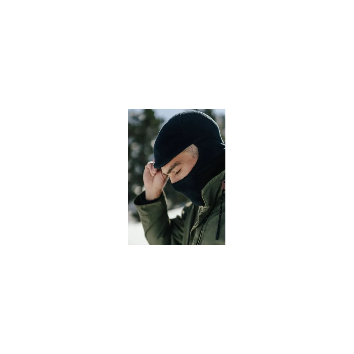 Cagoule Shanty Polaire Noire- Pipolaki Reference : 8894 | Chapellerie Traclet