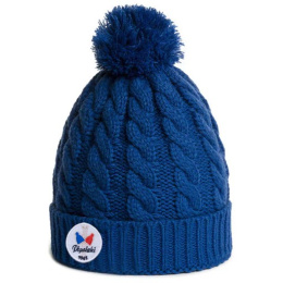 Bonnet à Pompon Gstaad Bleu Nuit - Pipolaki