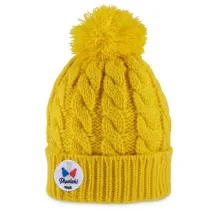 Bonnet à Pompon Gstaad Jaune Moutard - Pipolaki