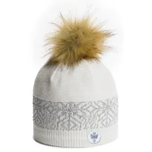 Bonnet à Pompon Favara Blanc - Pipolaki