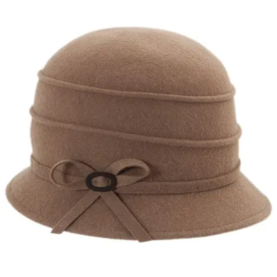 Melody Camel Wool Cloche Hat - Traclet Reference: 22872 | Chapellerie Traclet
