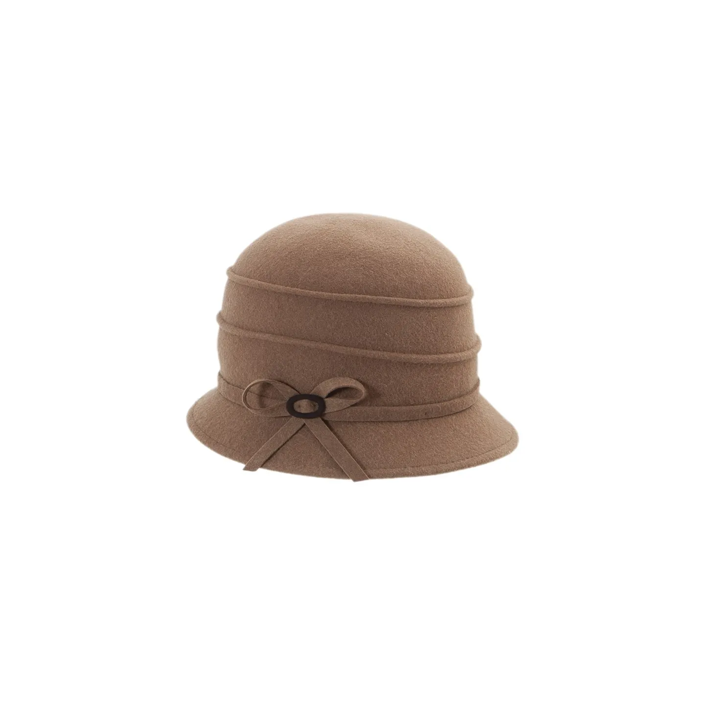Chapeau Cloche Melody Laine Camel - Traclet