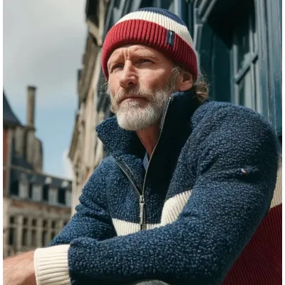 Bonnet Homme Paul Tricolore - Pipolaki  Reference : 22877| Chapellerie Traclet