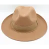 Chapeau Fédora San Salvo Feutre Laine Camel  - Traclet Reference : 22886| Chapellerie Traclet