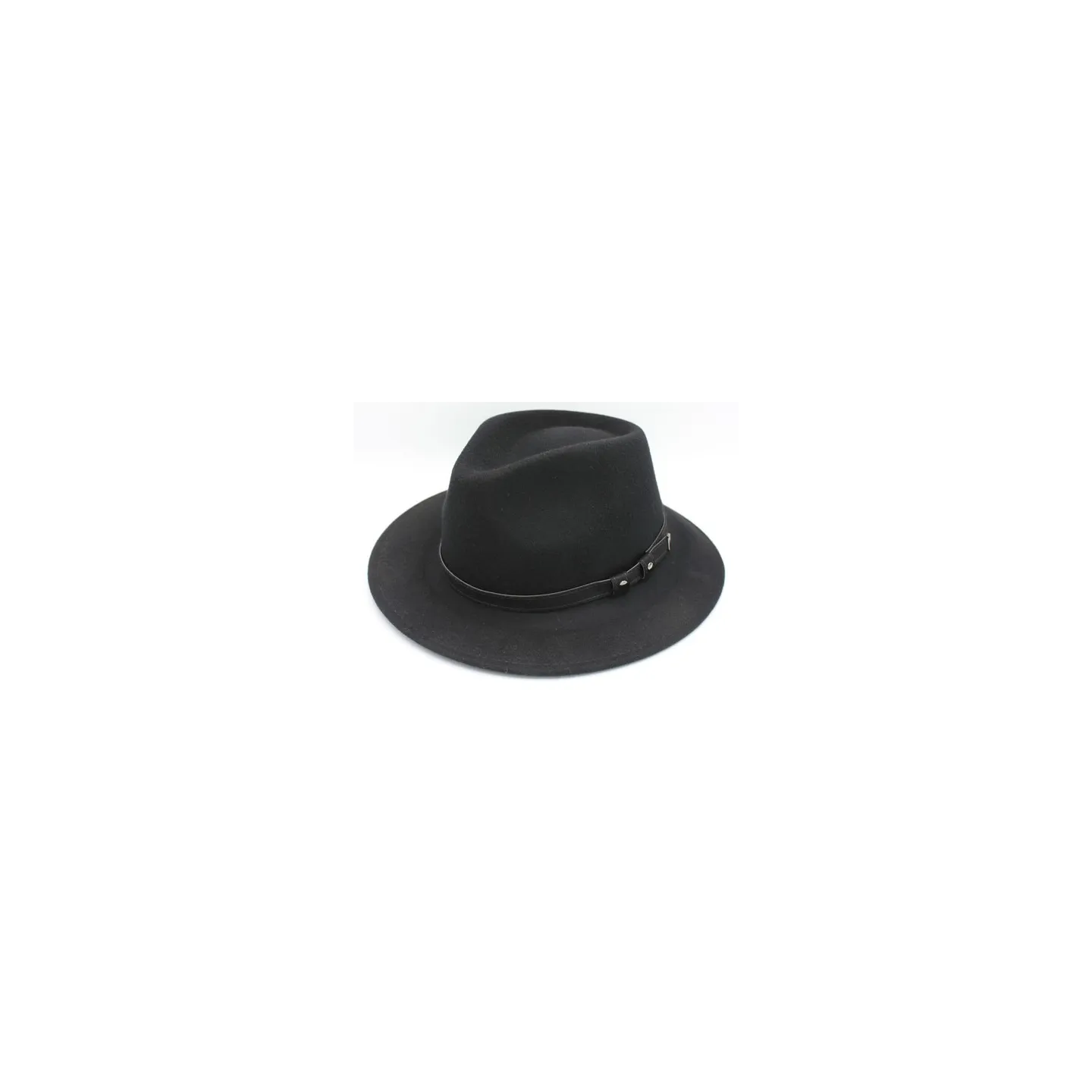Chapeau Traveller Armando Laine Noir - Traclet