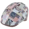 Alvize Beige Paisley Pattern Flat Cap - Traclet Reference: 22889 | Chapellerie Traclet