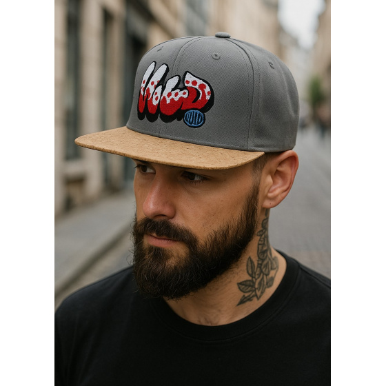 Casquette Snapback Wotto Gris - Woed