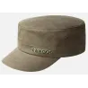 Twill Army Cotton Olive Cap - Kangol Reference: 22910 | Chapellerie Traclet
