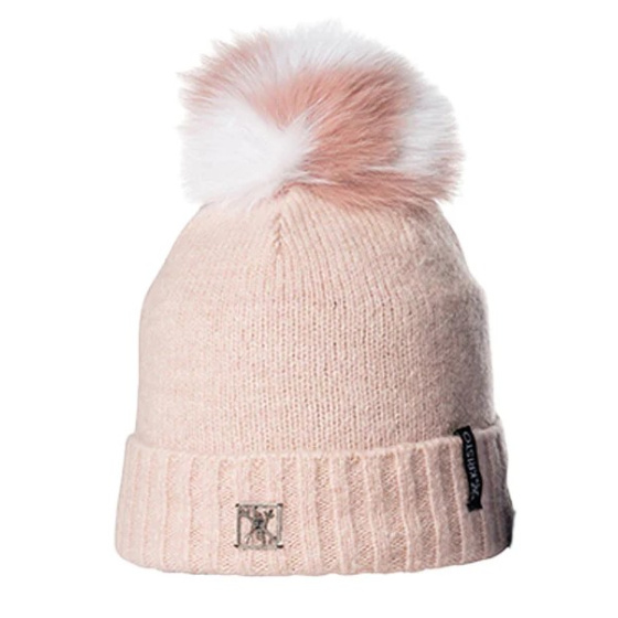 Zio Rose Fur Pompom Beanie - Kristo