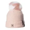 Bonnet Pompon Fourrure Zio Rose - Kristo
