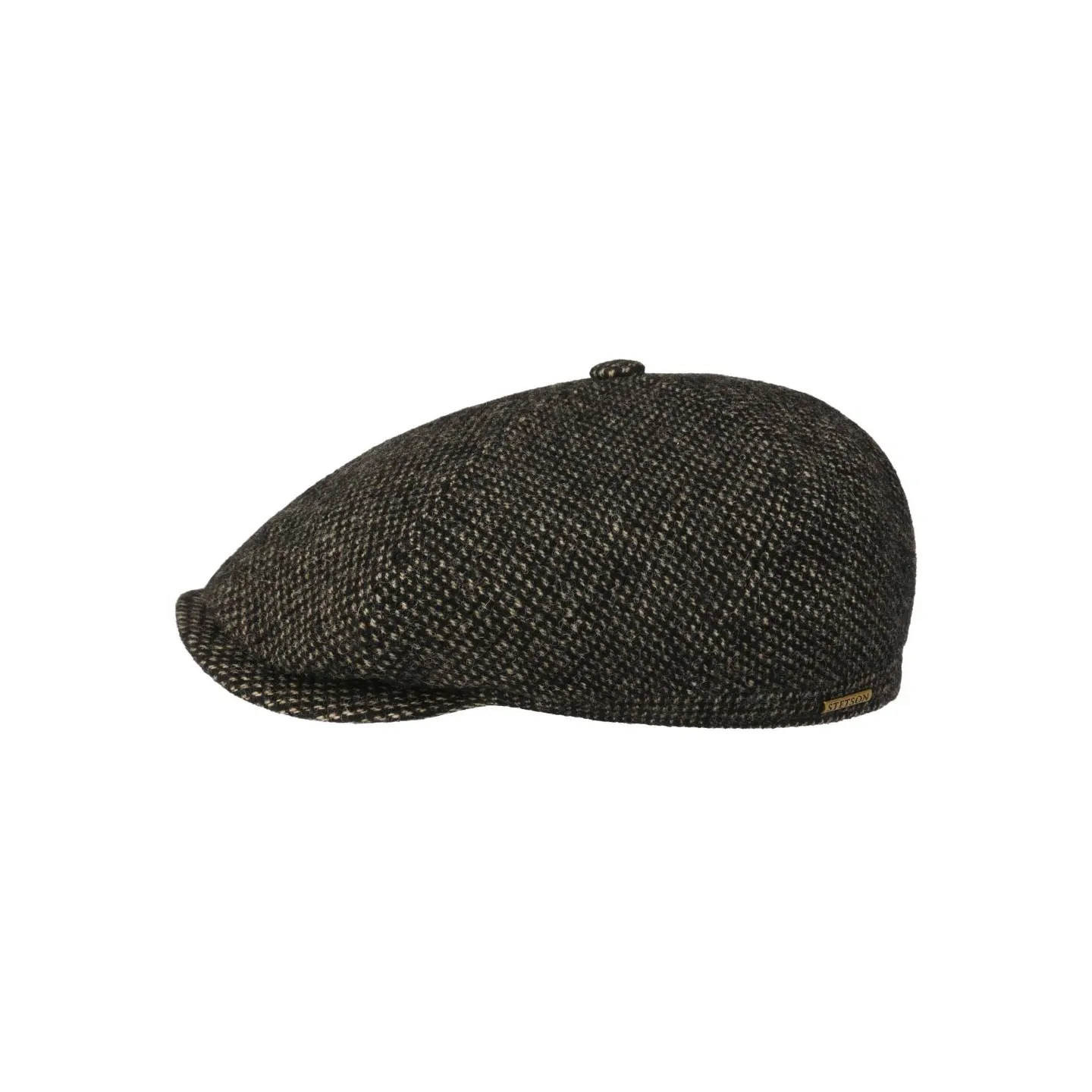 Casquette Brooklin Alfe Laine Chinée Noire - Stetson