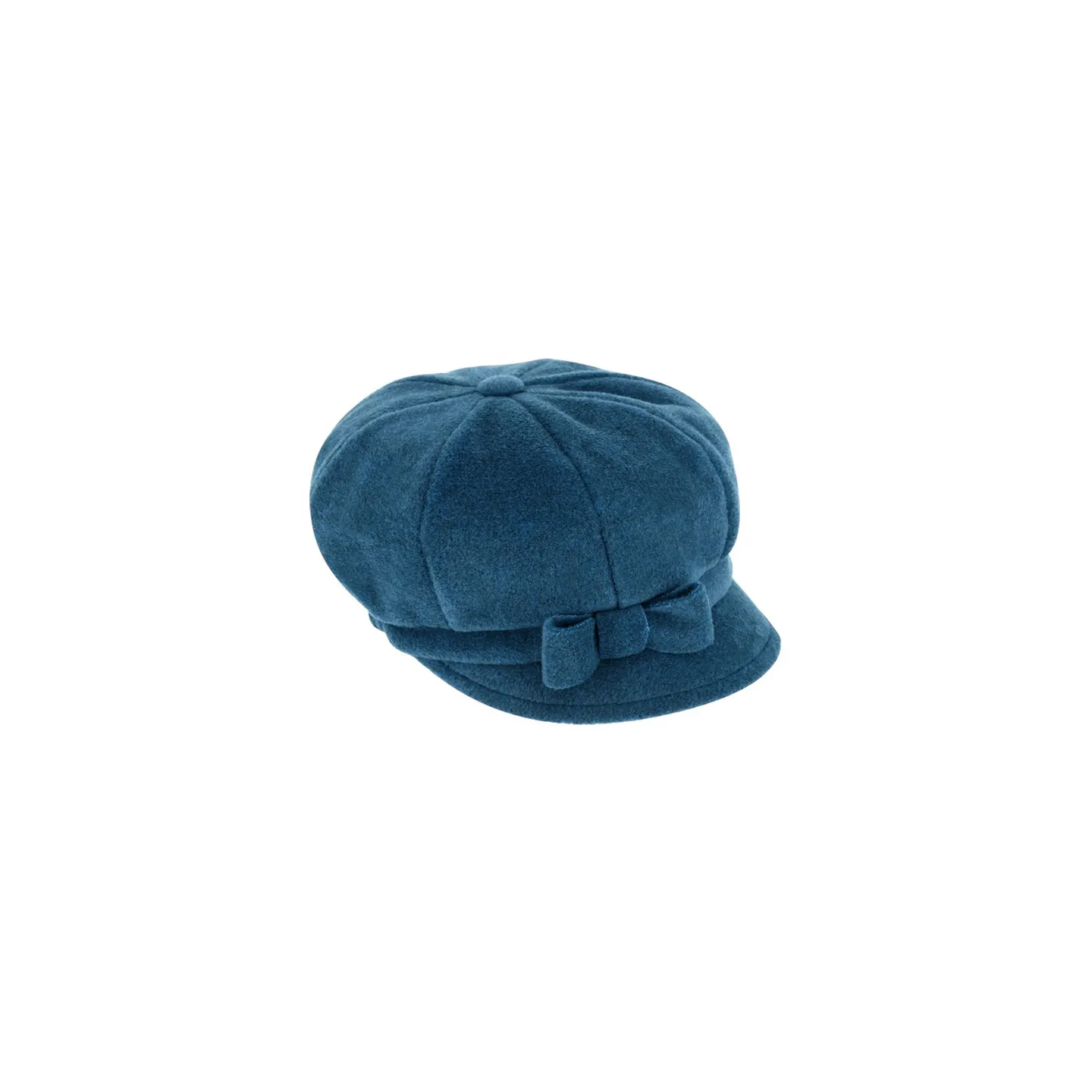 Armel Fleece Royal Blue Newsboy Cap - Traclet Reference: 22925 | Chapellerie Traclet
