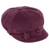 Casquette Gavroche Armel Polaire Prune - Traclet
