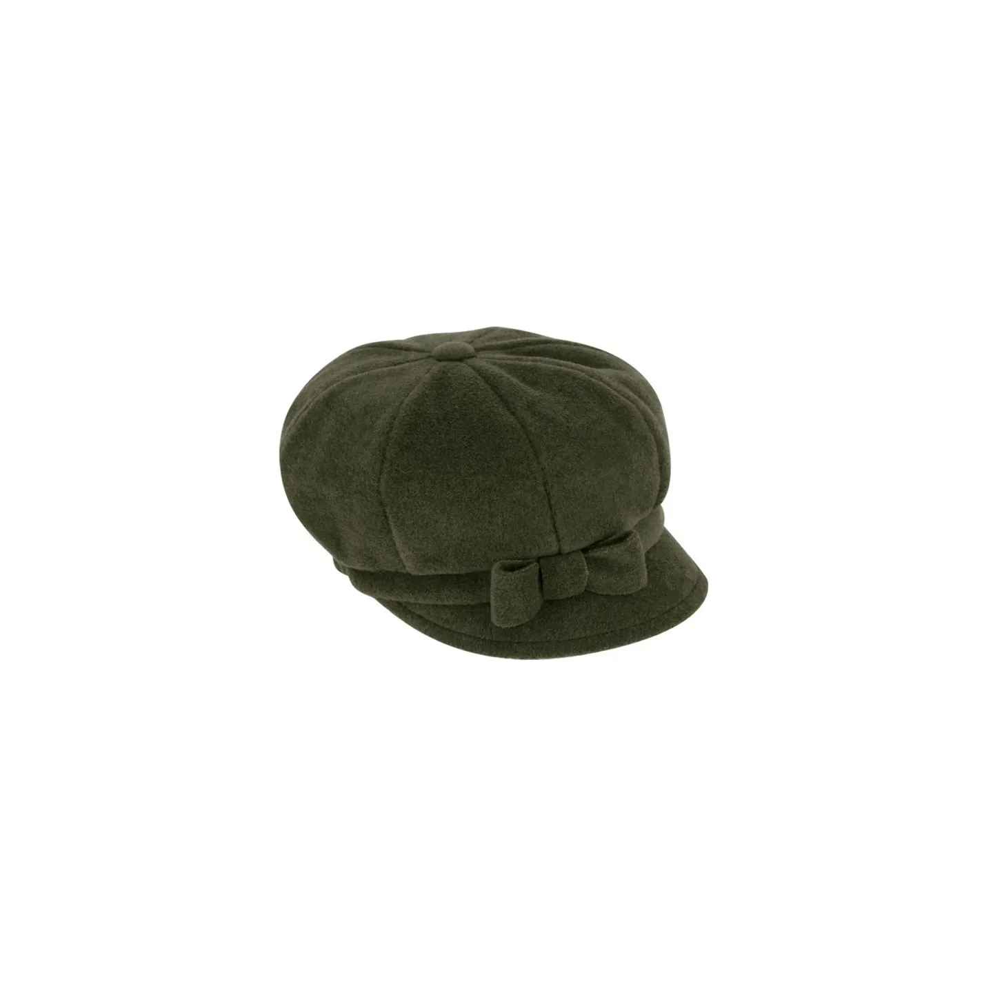 Armel Fleece Olive Newsboy Cap - Traclet Reference: 22928 | Chapellerie Traclet