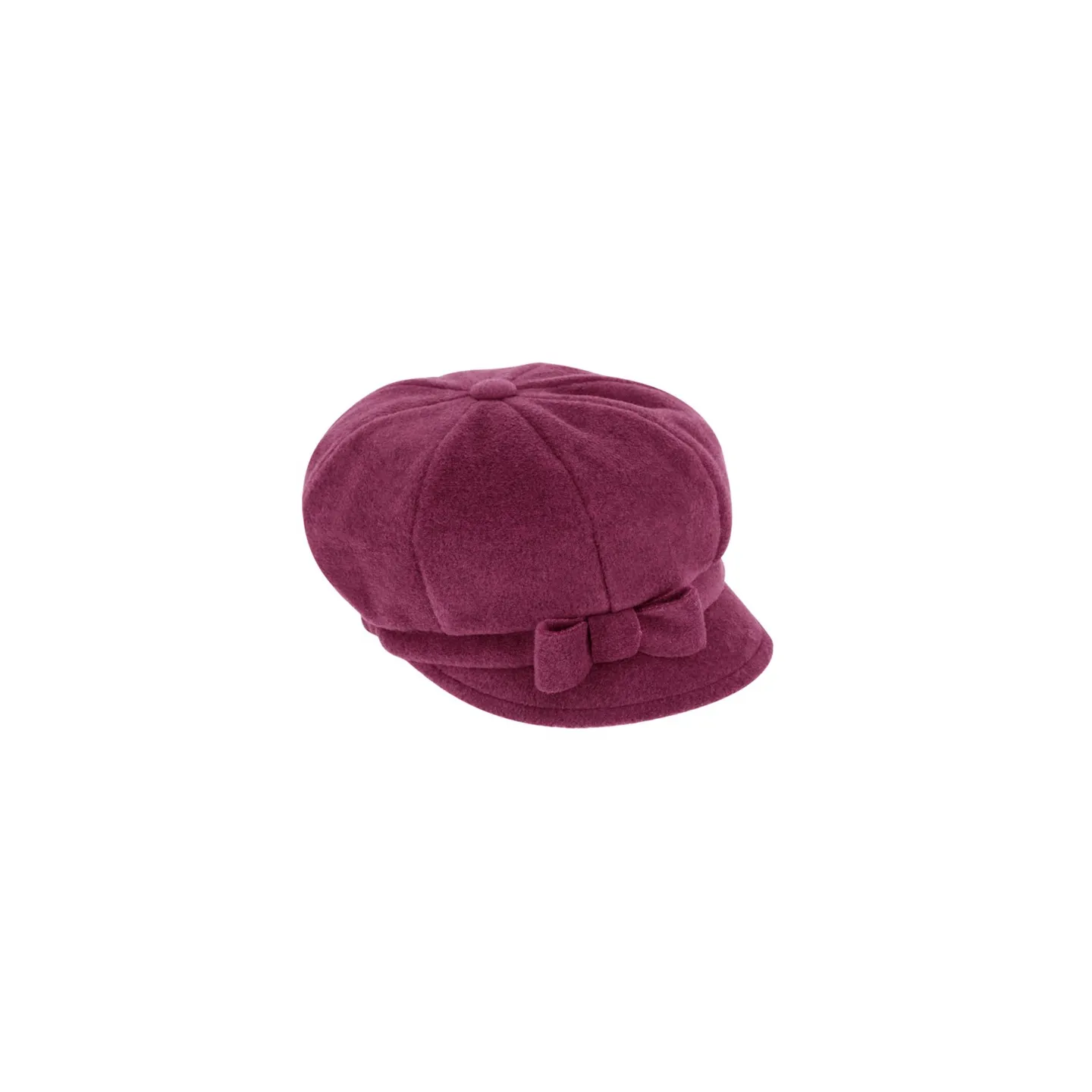 Armel Fuchsia Fleece Newsboy Cap - Traclet Reference: 22930 | Chapellerie Traclet