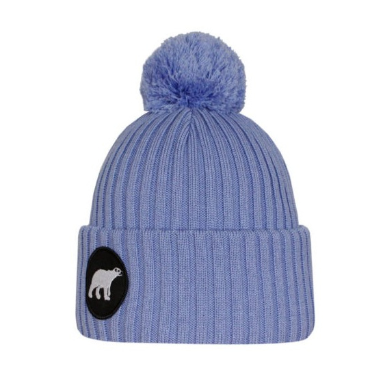 Polar Pompom Beanie Merino Wool - Super Yellow