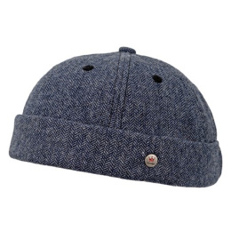 Navy Wool Docker Beanie Mainz - Traclet