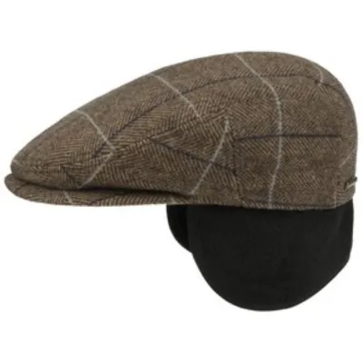 Kent EF Ear Flaps Cap Camel - Stetson ref 22937 chapellerie traclet