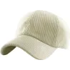 Casquette Baseball Velours Crème - Traclet