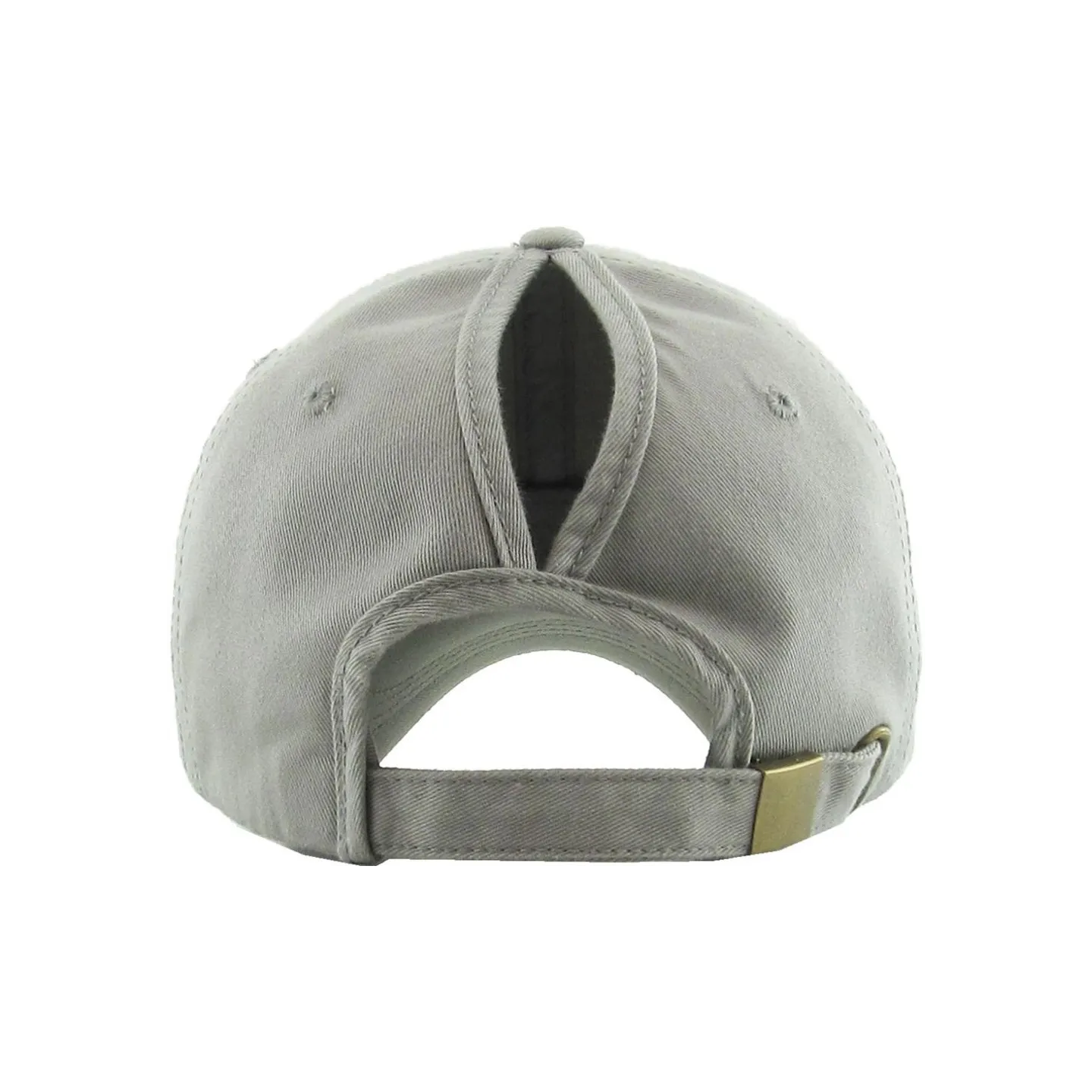 Casquette Baseball Femme Ponytail Gris Clair - Traclet  Reference : 22951| Chapellerie Traclet