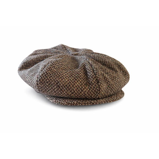 Brown Checkered Birr Irish Cap - Hanna Hats