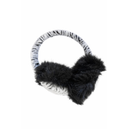 Beige Zebra Earmuffs - Traclet