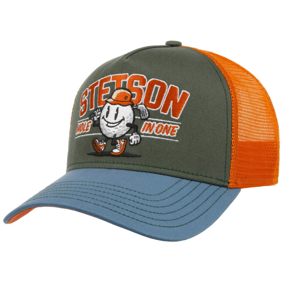 Golf Hole In One Cotton Trucker Cap - Stetson