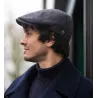 Charleston Flat Cap Virgin Wool Anthracite - Flechet Reference: 22961| Chapellerie Traclet