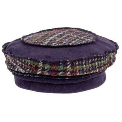 Toque Edline Violet & Aubergine - Traclet