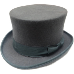 Chapeau Haut De Forme Major Gris - Traclet