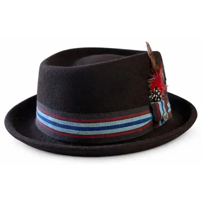 Chapeau porkpie Marron - Traclet Reference : 2354 | Chapellerie Traclet