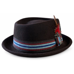 Chapeau porkpie Marron - Traclet