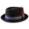 Porkpie Hat Cantelmo Wool Brown - Traclet Reference: 22984| Chapellerie Traclet
