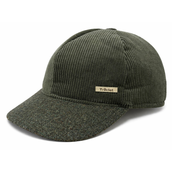 Oviedo Cotton Olive Baseball Cap - Traclet