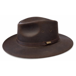 Traveller Hobart Buffalo Brown Hat - Traclet