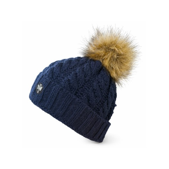 Bonnet à Pompon-Fourrure Calgary Marine - Pipolaki